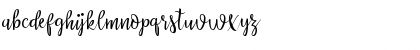 Download Priscilla Script Regular Font Lowercase Preview