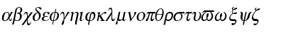 Download Greek Italic Font Lowercase Preview