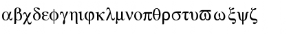 Download Greek Normal Font Lowercase Preview