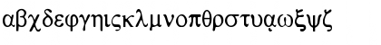 Download Greek-WSI Regular Font Lowercase Preview