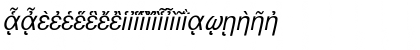 Download GreekSansAncientSSK Italic Font Lowercase Preview