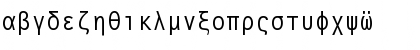 Download GreekSansFixedWidth Regular Font Lowercase Preview