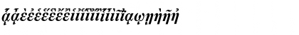 Download GreekTimesAncientSSK BoldItalic Font Lowercase Preview