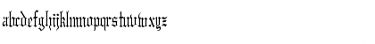 Download Gregory Thin Normal Font Lowercase Preview