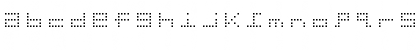 Download Gridder POS Font Lowercase Preview