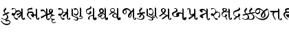 Download GujaratiRajkotSSK Regular Font Lowercase Preview