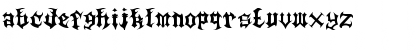 Download Death Metal Regular Font Lowercase Preview