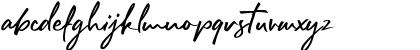 Download Rafttel Script DEMO Regular Font Lowercase Preview
