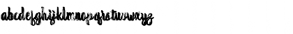 Download Randoem Brush Regular Font Lowercase Preview