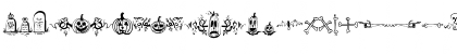 Download Halloween Borders Regular Font Lowercase Preview