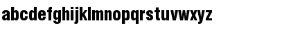 Download HalvettBlackCond Regular Font Lowercase Preview