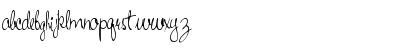 Download Hand Regular Font Lowercase Preview