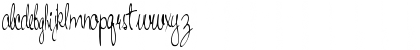 Download Hand Regular Font Lowercase Preview