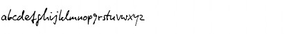Download Handschrift AH Regular Font Lowercase Preview