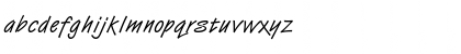 Download HandStroke Regular Font Lowercase Preview