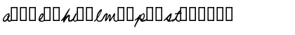 Download Handwriting Script Regular Font Lowercase Preview