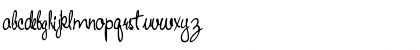 Download HandWriting53 Bold Font Lowercase Preview