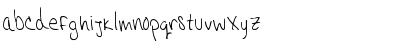 Download Hannahs Messy Handwriting Regular Font Lowercase Preview