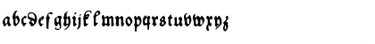 Download HansFraktur Regular Font Lowercase Preview