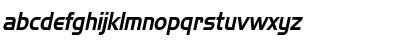 Download HanzelCondensed Italic Font Lowercase Preview