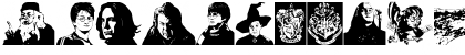 Download Harry Potter and the Dingbats Regular Font Lowercase Preview