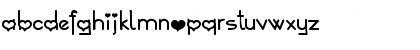 Download Heart2Heart Becker Normal Font Lowercase Preview