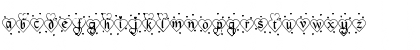 Download Hearts and Flowers Regular Font Lowercase Preview