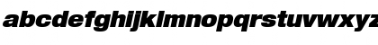Download Heavenetica9P UBlkOblSH Font Lowercase Preview