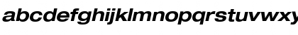 Download HeaveneticaExtd7 BoldOblSH Font Lowercase Preview