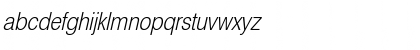 Download HebarCondLight Italic Font Lowercase Preview