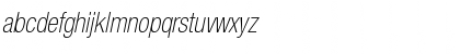 Download HelveticaNeue LT 37 ThinCnObl Regular Font Lowercase Preview