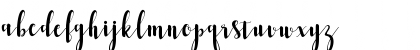 Download Romantis Script Regular Font Lowercase Preview
