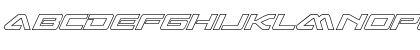 Download Sabre Shark Outline Outline Font Lowercase Preview