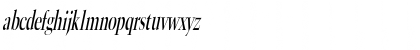 Download HornThin Italic Font Lowercase Preview