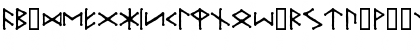 Download Ice-egg Futhark Runes Regular Font Lowercase Preview
