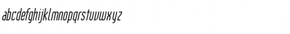 Download Industrial Oblique Font Lowercase Preview