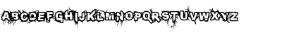 Download INFECTED Regular Font Lowercase Preview