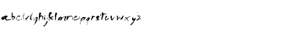 Download ink bleed Regular Font Lowercase Preview