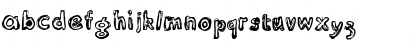Download Inlines Rough Font Lowercase Preview