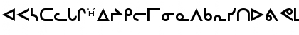 Download Inuktitut-Sri Regular Font Lowercase Preview