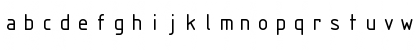 Download ISOCTEUR Regular Font Lowercase Preview