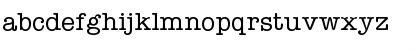 Download ITCAmericanTypewriter-Medium Medium Font Lowercase Preview