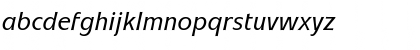Download ITCMixage-Medium MediumItalic Font Lowercase Preview