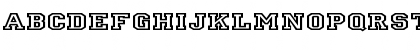 Download IvyLeagueExtendedOutline Regular Font Lowercase Preview