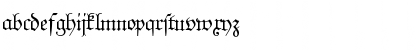 Download J790-Blackletter Regular Font Lowercase Preview