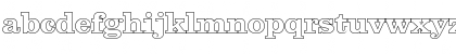 Download JamesBeckerOutline Bold Font Lowercase Preview