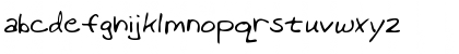Download JanicesHand Regular Font Lowercase Preview