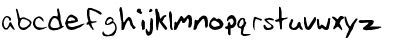 Download Jason's Handwriting Regular Font Lowercase Preview