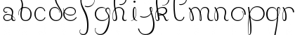 Download JBCourbes Regular Font Lowercase Preview