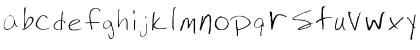 Download Jenny's Handwriting Regular Font Lowercase Preview